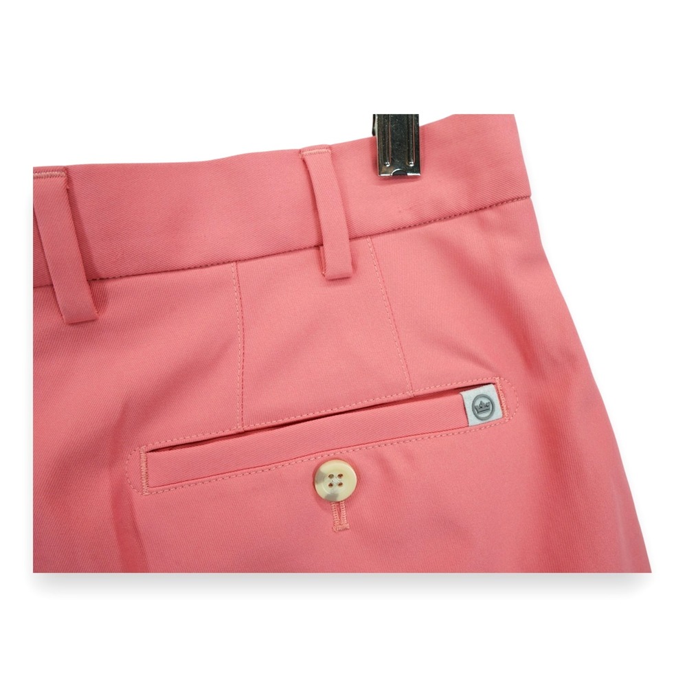 Peter Millar Chino Shorts Mens Size 34 Pink Classic Summer Golf ~ EUC - Picture 4 of 6
